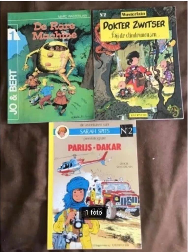 3 uitgaves van Waisterlain, Boeken, Meerdere stripboeken, Ophalen of Verzenden, Gelezen