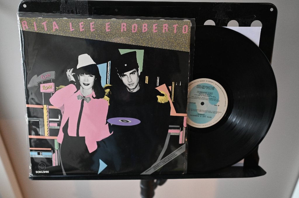 LP 1983 Rita Lee E Roberto     Bombom, LP, Ophalen of Verzenden, Zo goed als nieuw, Beschermende buitenhoes