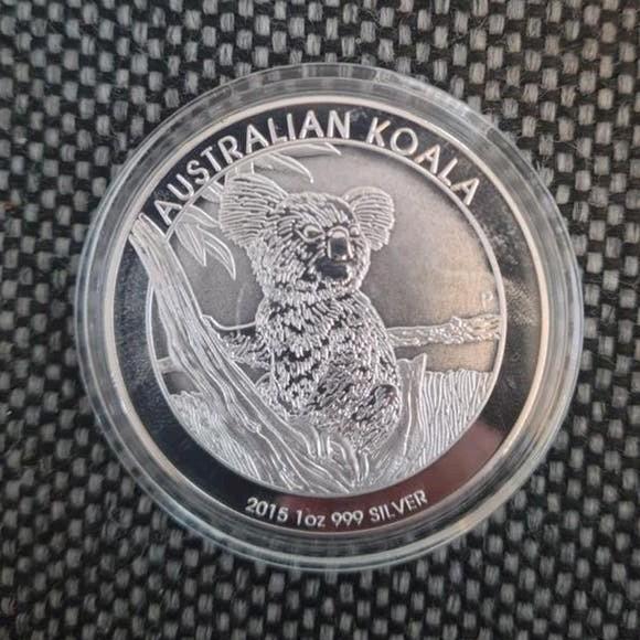 Koala 2015 1 Oz zilveren munt oplage 450.899, Ophalen of Verzenden, Zilver