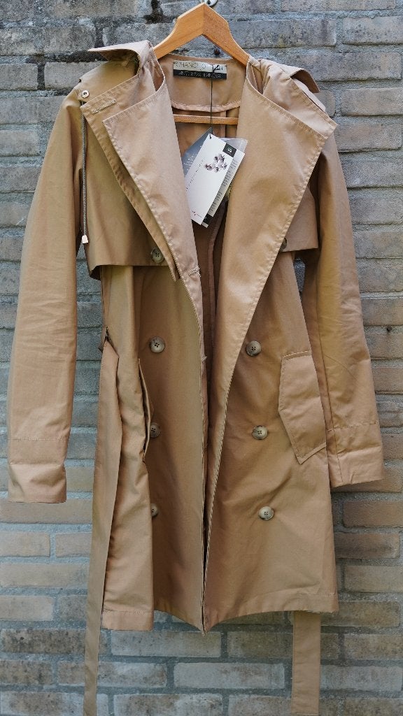 Bio Cotton 3-in-1 Trenchoat waterdicht EtaProof Ventile, Kleding | Dames, Ophalen of Verzenden, Nieuw, Maat 36 (S), Beige