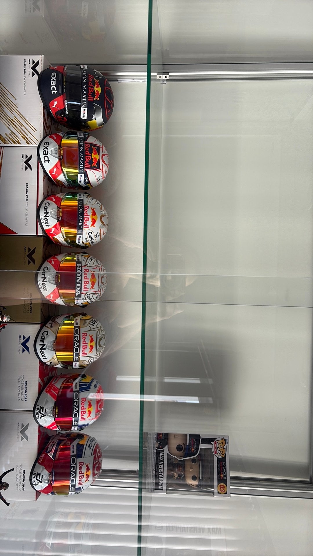 Max verstappen 10 1/2 seizoens helm, Verzamelen, Ophalen of Verzenden, Zo goed als nieuw, Formule 1