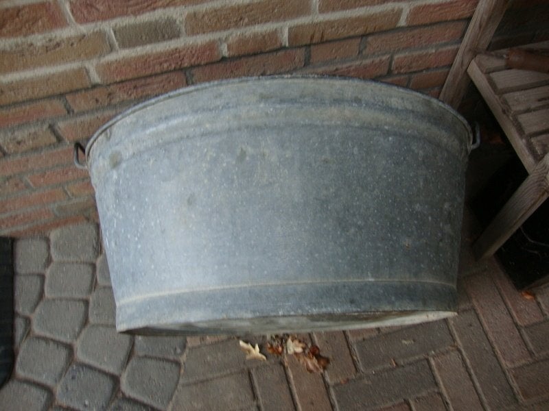 Zinken teil, Tuin en Terras, Ophalen, Gebruikt