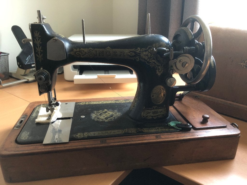 Antieke SINGER naaimachine. Ouderwetse topkwaliteit!, Ophalen of Verzenden