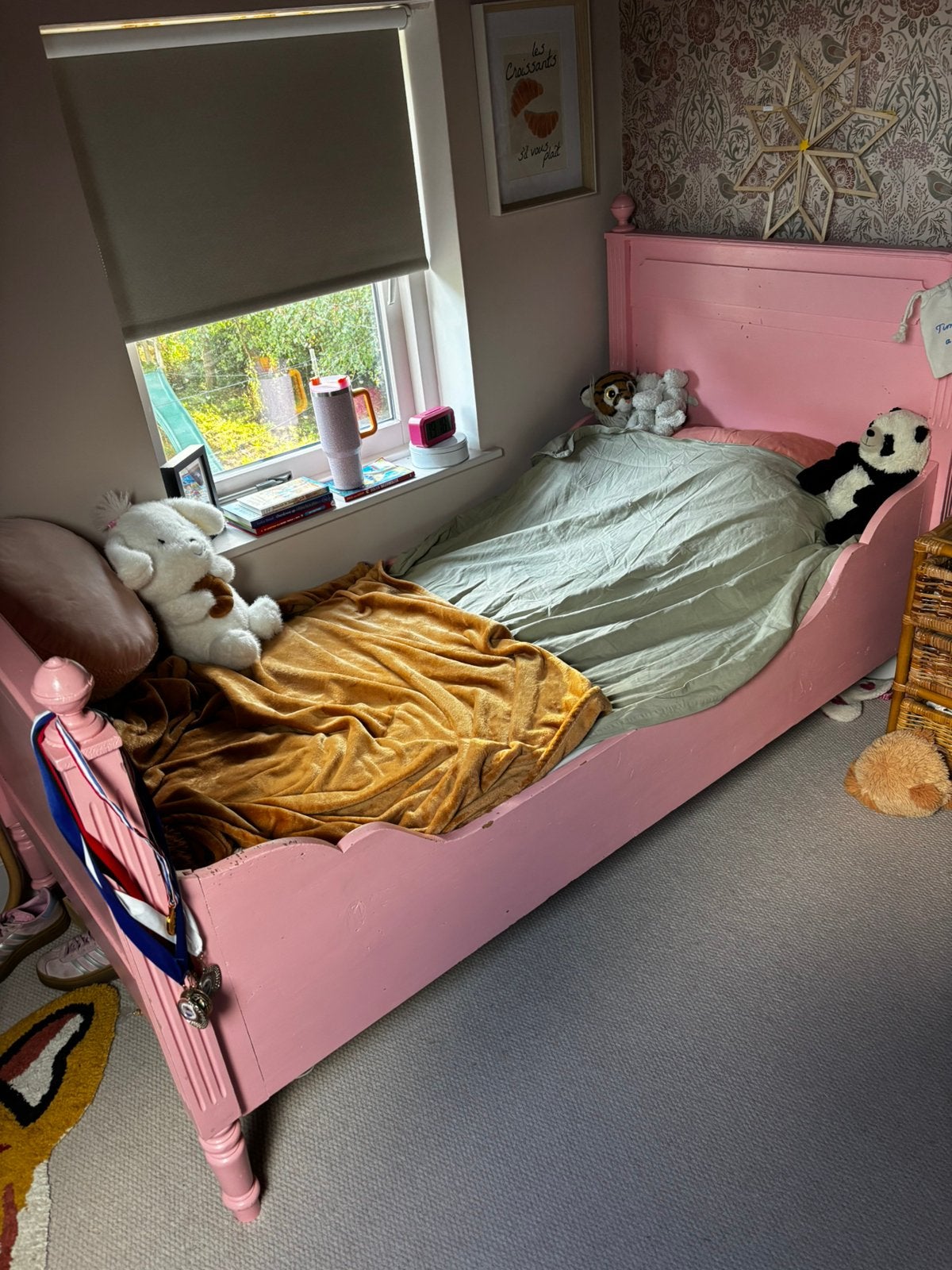 Leuk (meisjes) bed., 85 tot 100 cm, Gebruikt, 180 cm of meer, Ophalen