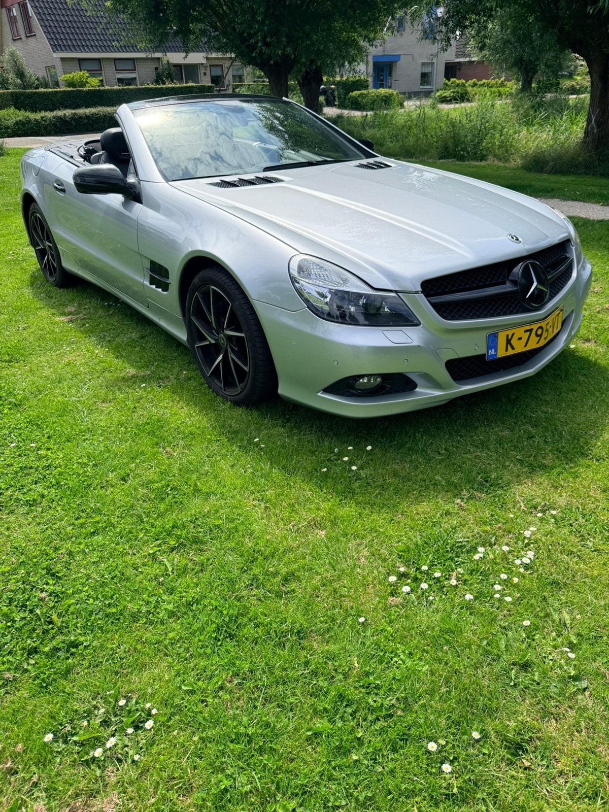 Mercedes-Benz SL 5.5 Sl500 AUT 2009 Grijs, Auto's, Mercedes-Benz, Automaat, 5461 cc, Achterwielaandrijving, 8 cilinders