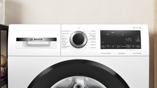 Foto 3 van Bosch wasmachine WGG246ZCNL - Serie 6 - met stoom