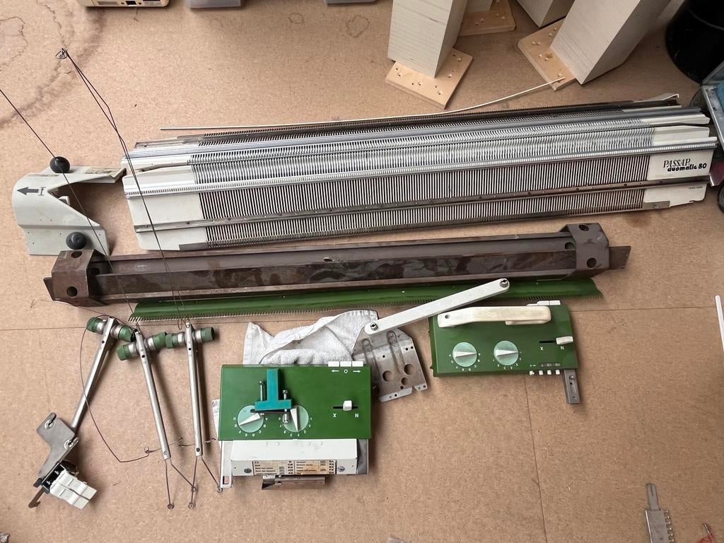 Passap Duomatic 80 Breimachine met Accessoires, Hobby en Vrije tijd, Breien en Haken, Ophalen of Verzenden, Gebruikt, Breien, Machine