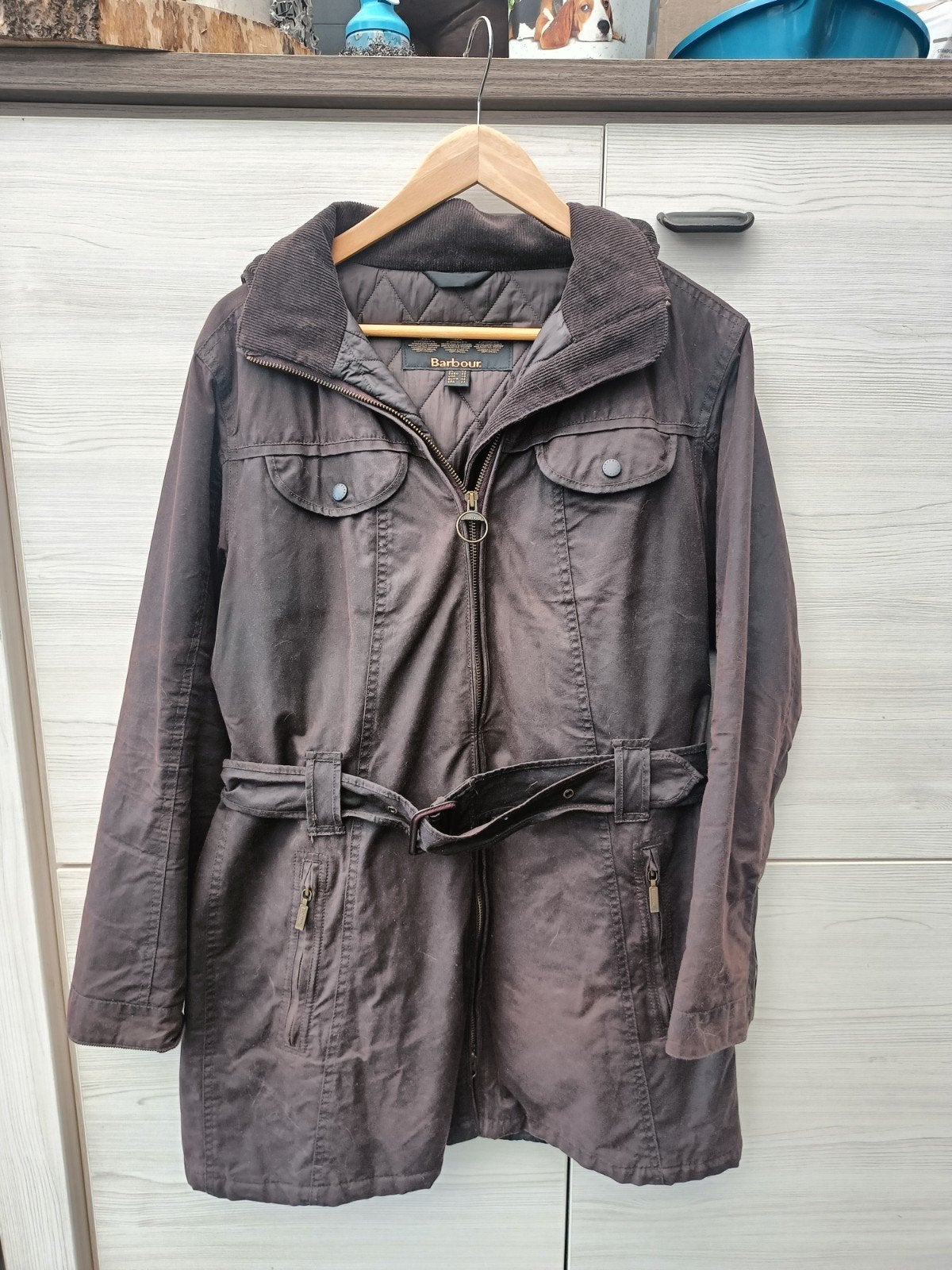 Nieuwe Barbour dames regenjas maat 40 bruin, Maat 38/40 (M), Barbour, Bruin, Nieuw
