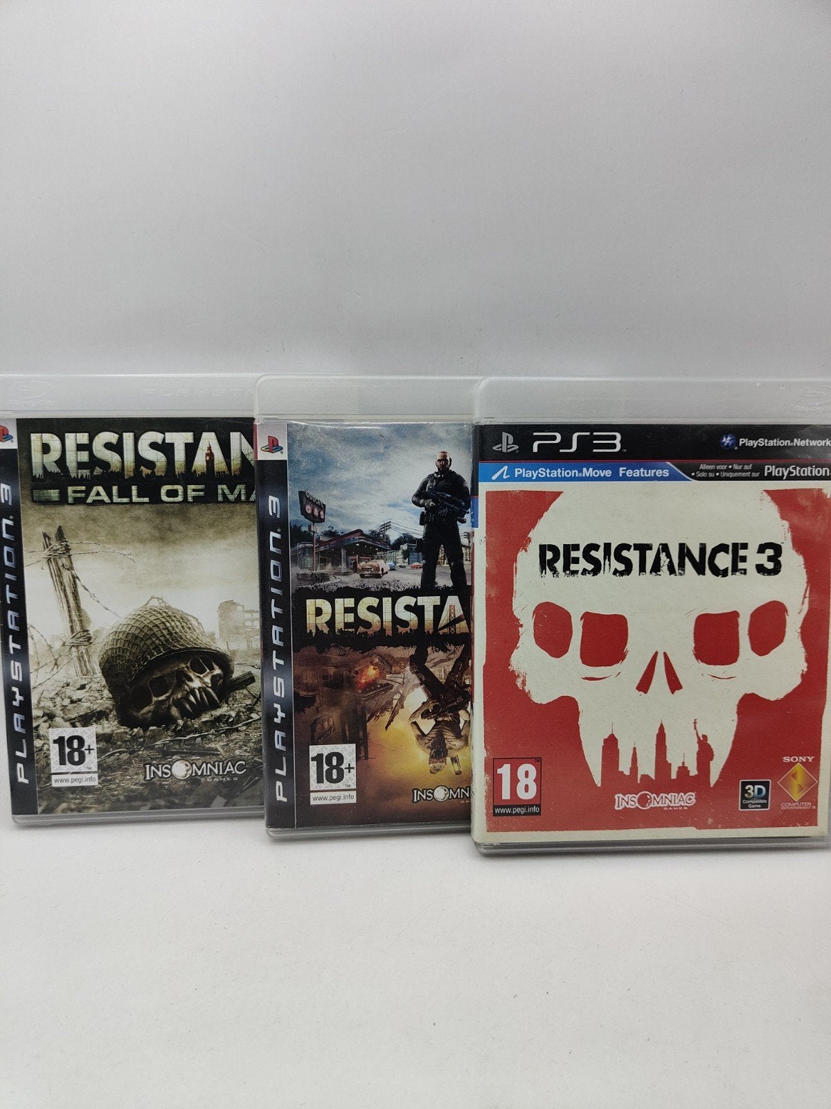 Bundel Resistance PS3 Games - Fall of Man, 2, en 3, Online, Gebruikt, Vanaf 18 jaar, 1 speler