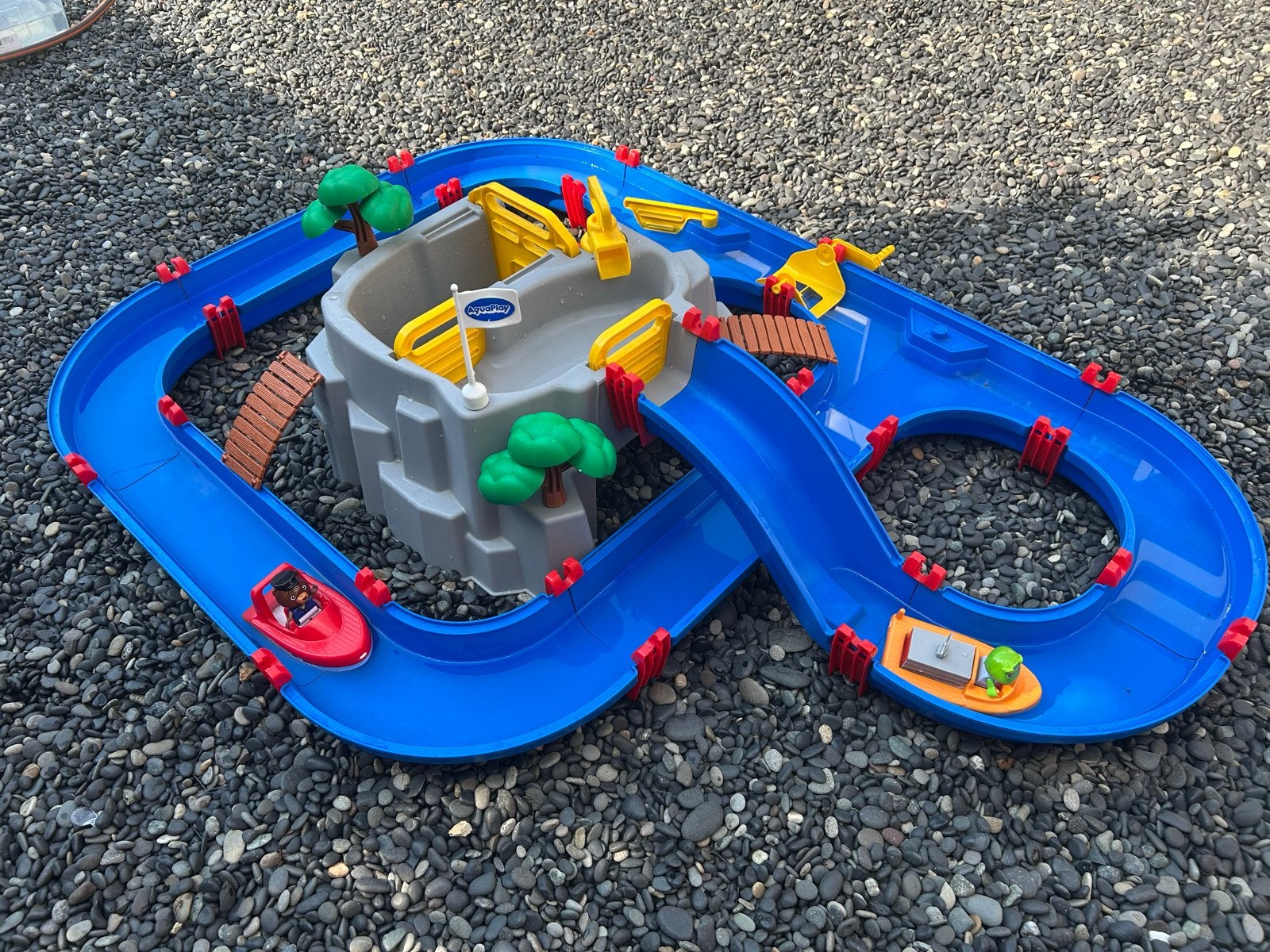 Waterbaan met boten en accessoires, Ophalen, Zo goed als nieuw, Jongen of Meisje
