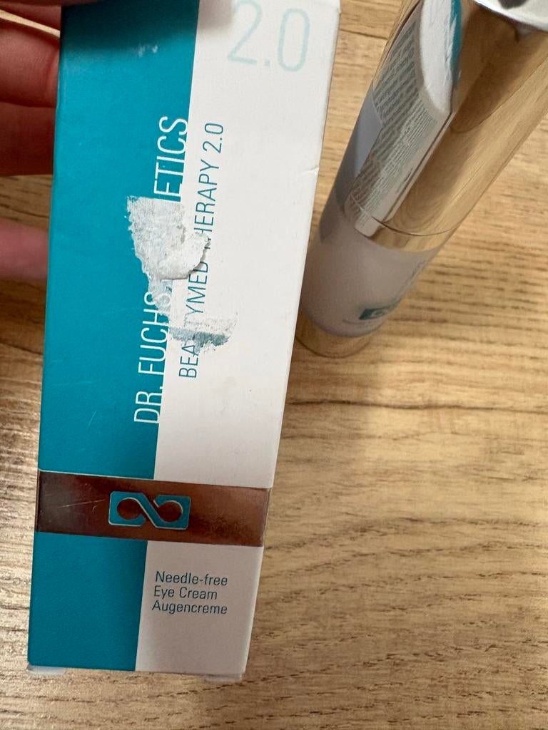 Dr. Fuchs Cosmetics Needle-free Eye Cream, Ophalen, Zo goed als nieuw, Ogen, Verzorging
