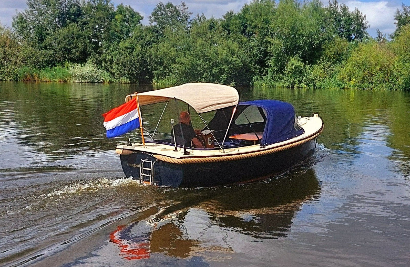 Prachtige D'Oldmarker 540 Elektrische sloep met Boegschroef, Ophalen, Gebruikt, Binnenboordmotor, Elektrisch