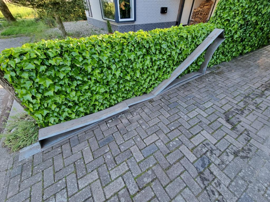 Borderrand / grasrand staal verzinkt, Ophalen