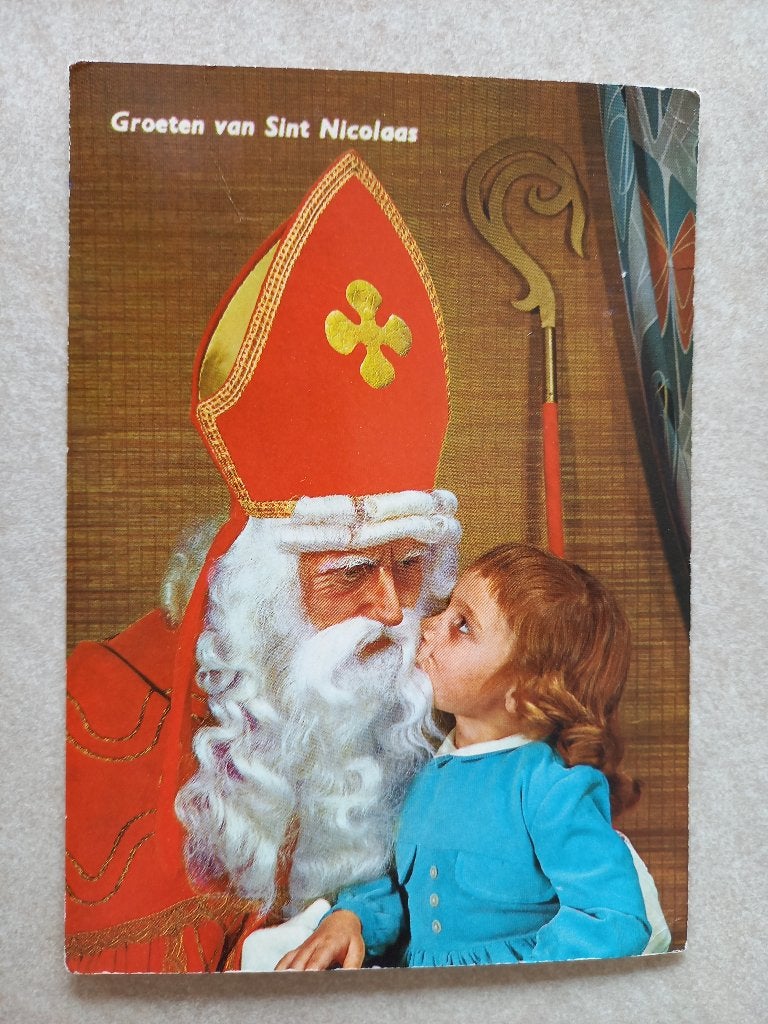 Sinterklaas - Sint Nicolaas ansichtkaart 06, Verzenden, 1960 tot 1980, Gelopen, Feest(dag)