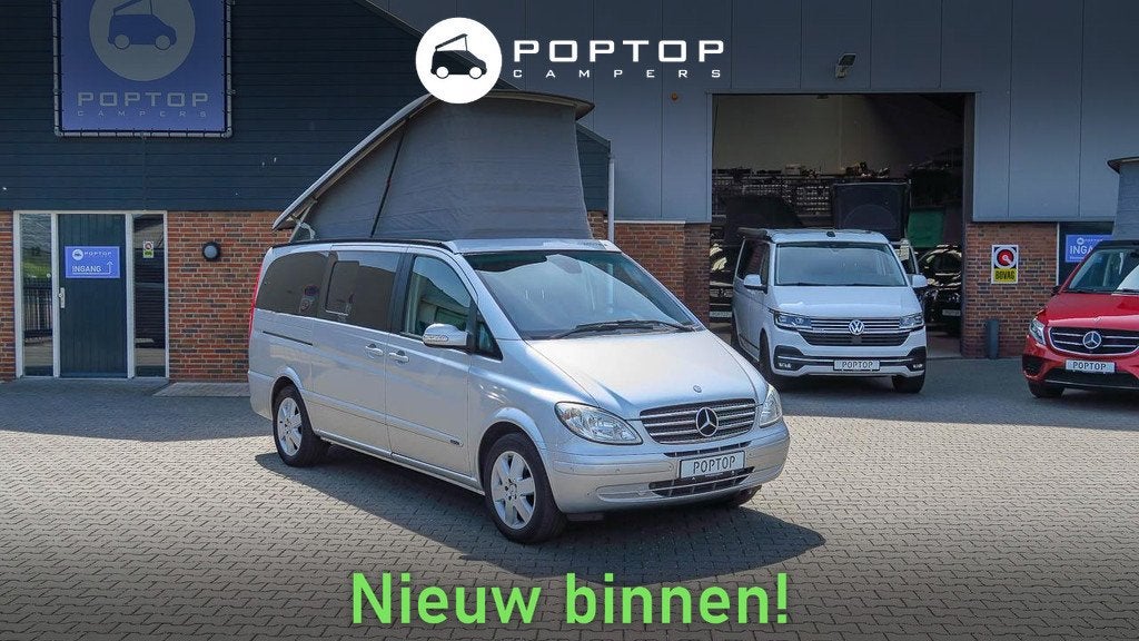 Mercedes Viano Marco Polo Automaat met slechts 132dkm, Caravans en Kamperen, Campers, Automaat, Buscamper of Camperbus, Mercedes-Benz