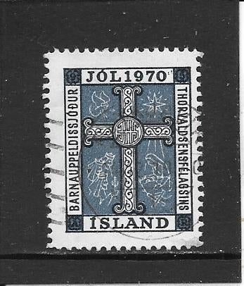IJsland Jul zegel, Ophalen of Verzenden, IJsland, Gestempeld