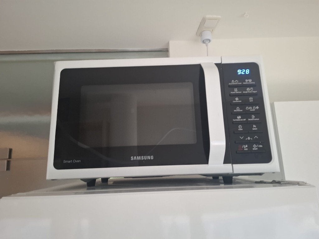 Samsung MC28H5015AW Combi-magnetron - Wit (bijna nieuw), Ophalen, Combimagnetron, Samsung, Zo goed als nieuw