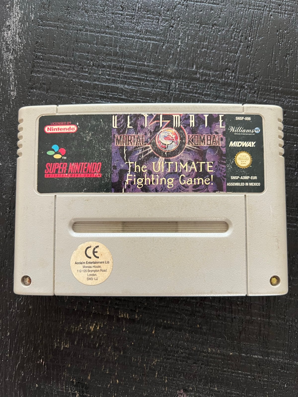 Ultimate Mortal Kombat 3 SNES, Gebruikt, Vechten, 2 spelers, Eén computer