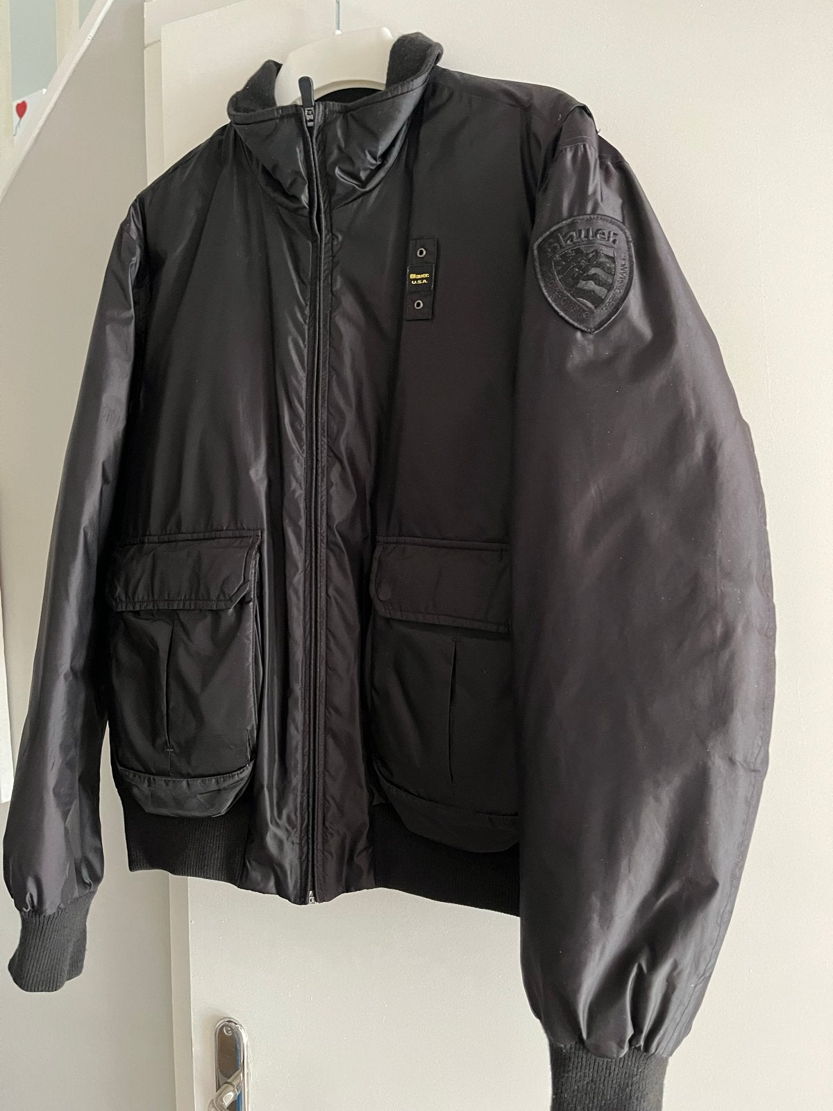 Blauer USA Bomberjack - Zwart - Maat XL - Perfecte staat, Ophalen of Verzenden, Zo goed als nieuw, Maat 56/58 (XL), Zwart