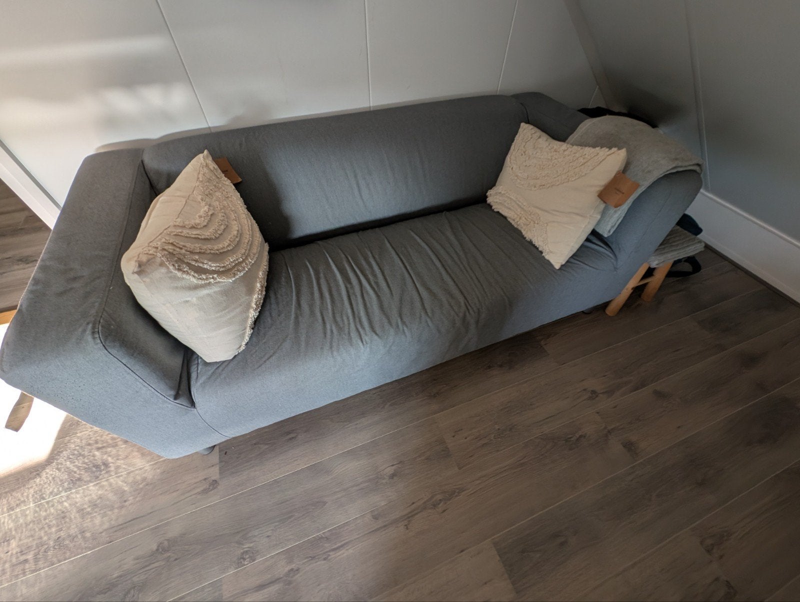 Ikea Klippan bank - Grijs, zo goed als nieuw, Ophalen, 150 tot 200 cm, Tweepersoons, 75 tot 100 cm