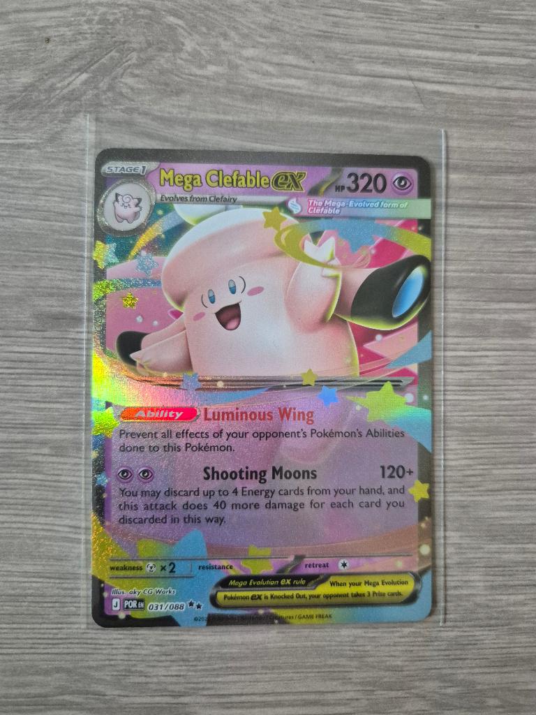 Mega Clefable ex 031/088 perfect order, Ophalen of Verzenden, Zo goed als nieuw, Losse kaart