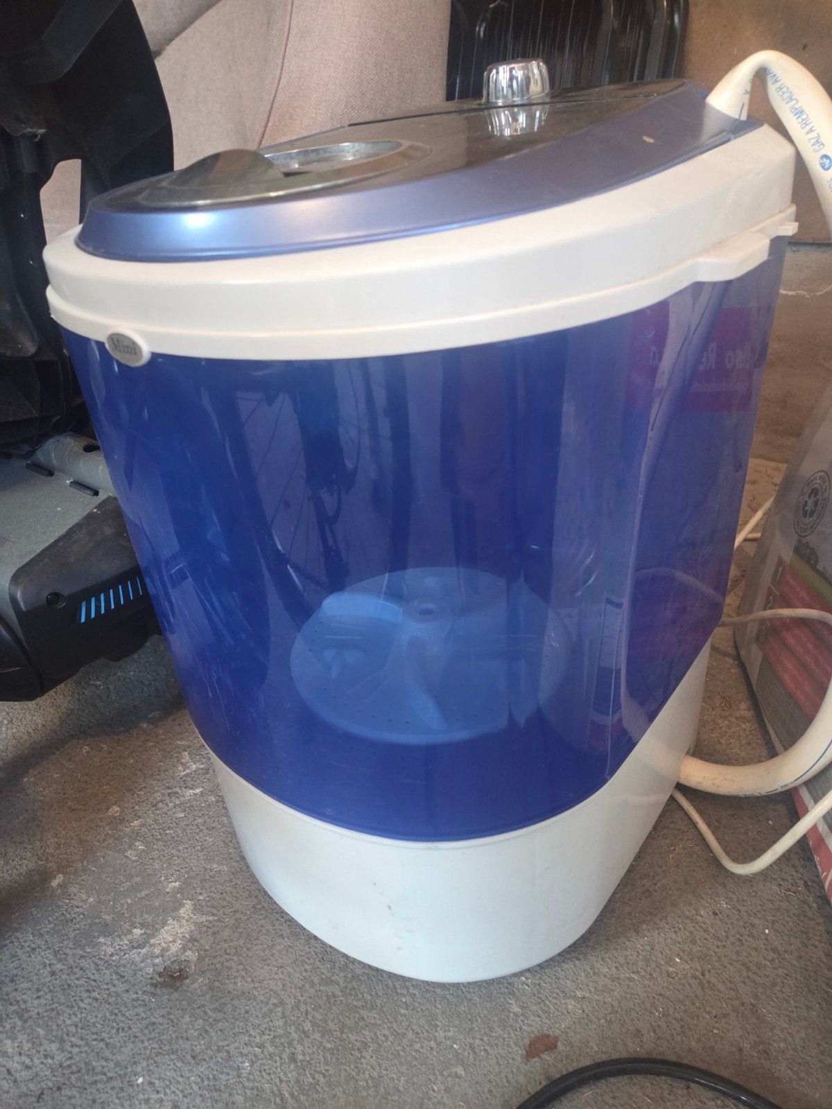 Compacte Alpina mini wasmachine 2.5 kg, Witgoed en Apparatuur, Wasmachines, Ophalen, Minder dan 85 cm, Minder dan 4 kg, Bovenlader
