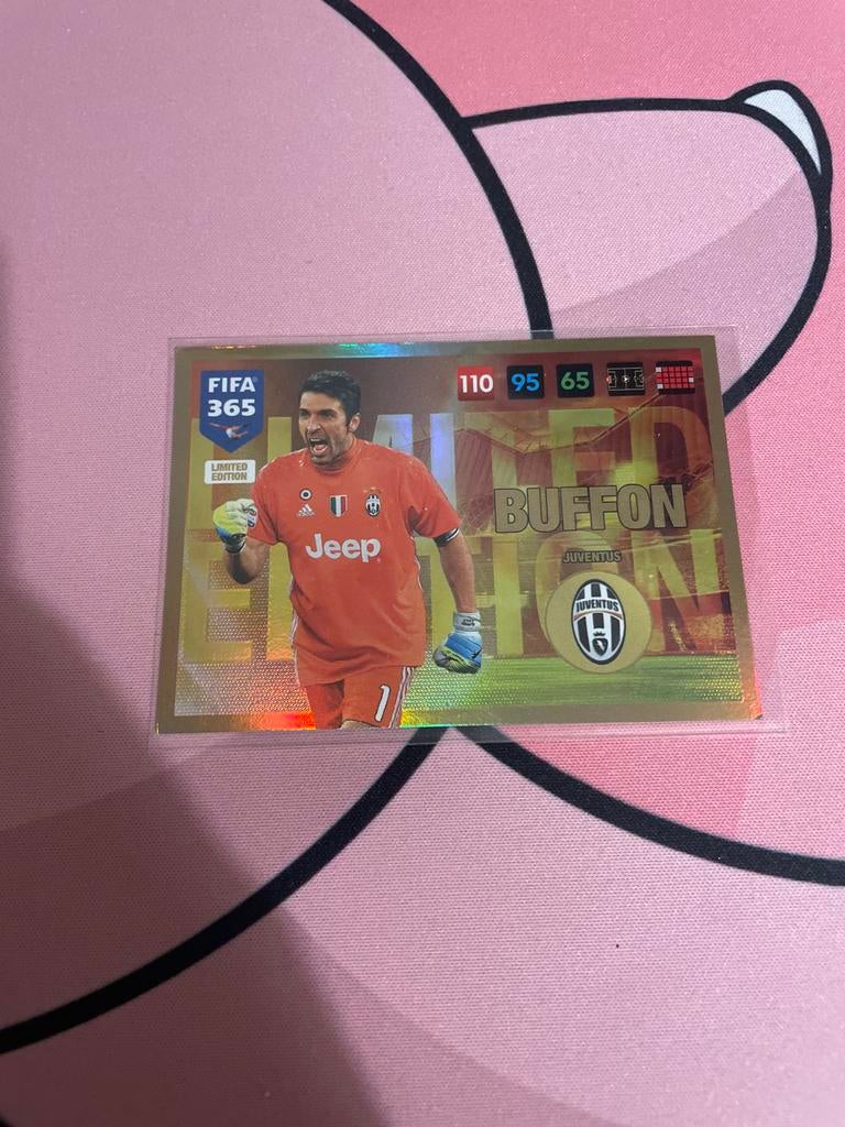Limited Edition Gianluigi Buffon kaart FIFA 365, Ophalen of Verzenden, Buitenlandse clubs, Spelerskaart