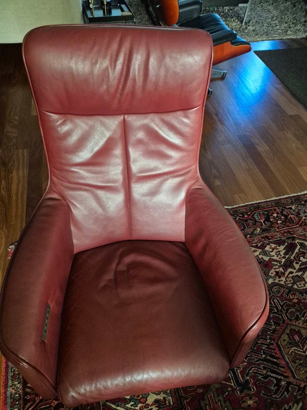Prachtige luxe De Toekomst Twice elektrische relaxfauteuil., Huis en Inrichting, Fauteuils, Ophalen, Gebruikt, 50 tot 75 cm, Leer