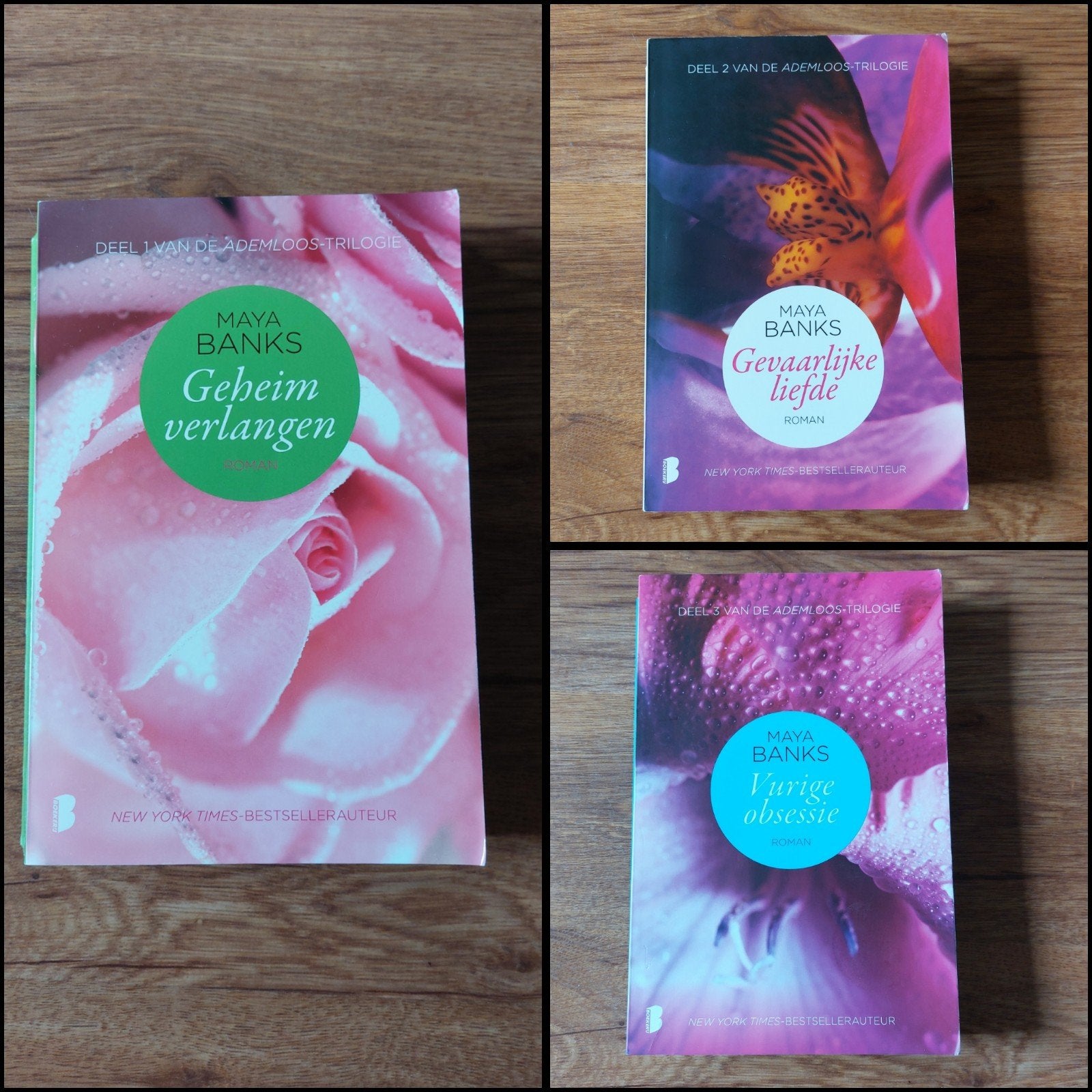 Romans • Maya Banks • Ademloos trilogie, Ophalen of Verzenden, Zo goed als nieuw, Maya Banks