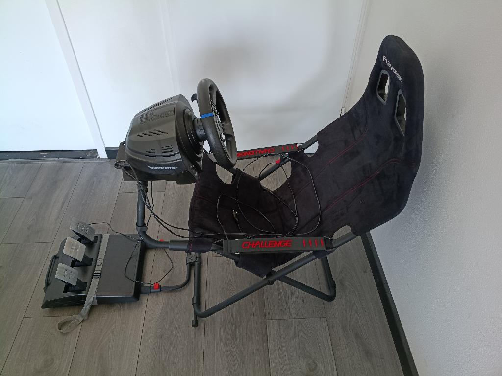 playseat challenge met thrustmaster t300 rs gt racestuur, Spelcomputers en Games, Spelcomputers | Sony PlayStation Consoles | Accessoires