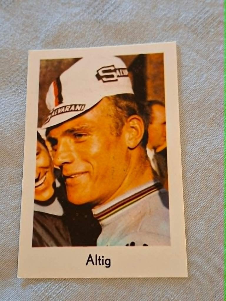 Rudi Altig wielerkaartje, Verzenden, Zo goed als nieuw, Overige sporten, Spelerskaart