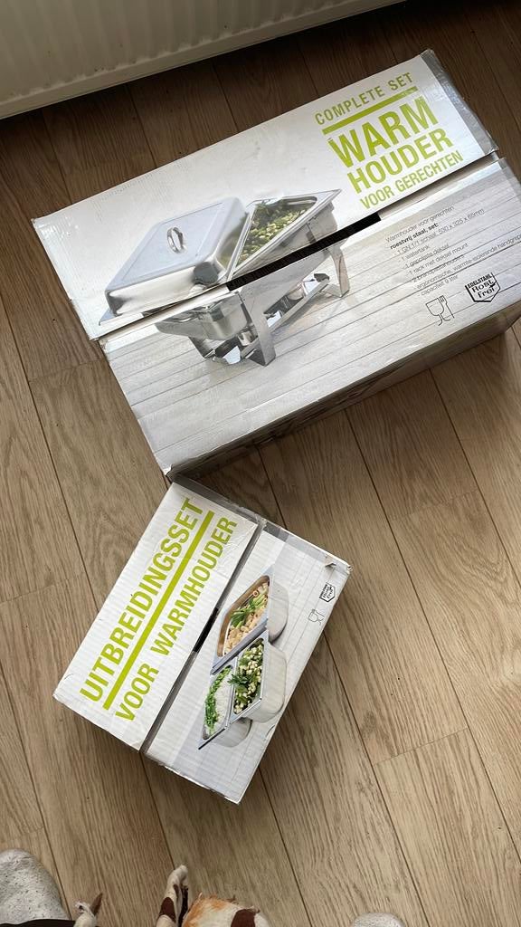 Eten Warmhouder complete set voor gerechten, Ophalen, Nieuw