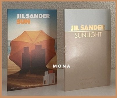 JilSander set 2 parfum proefjes testers monsters, Verzenden, Nieuw