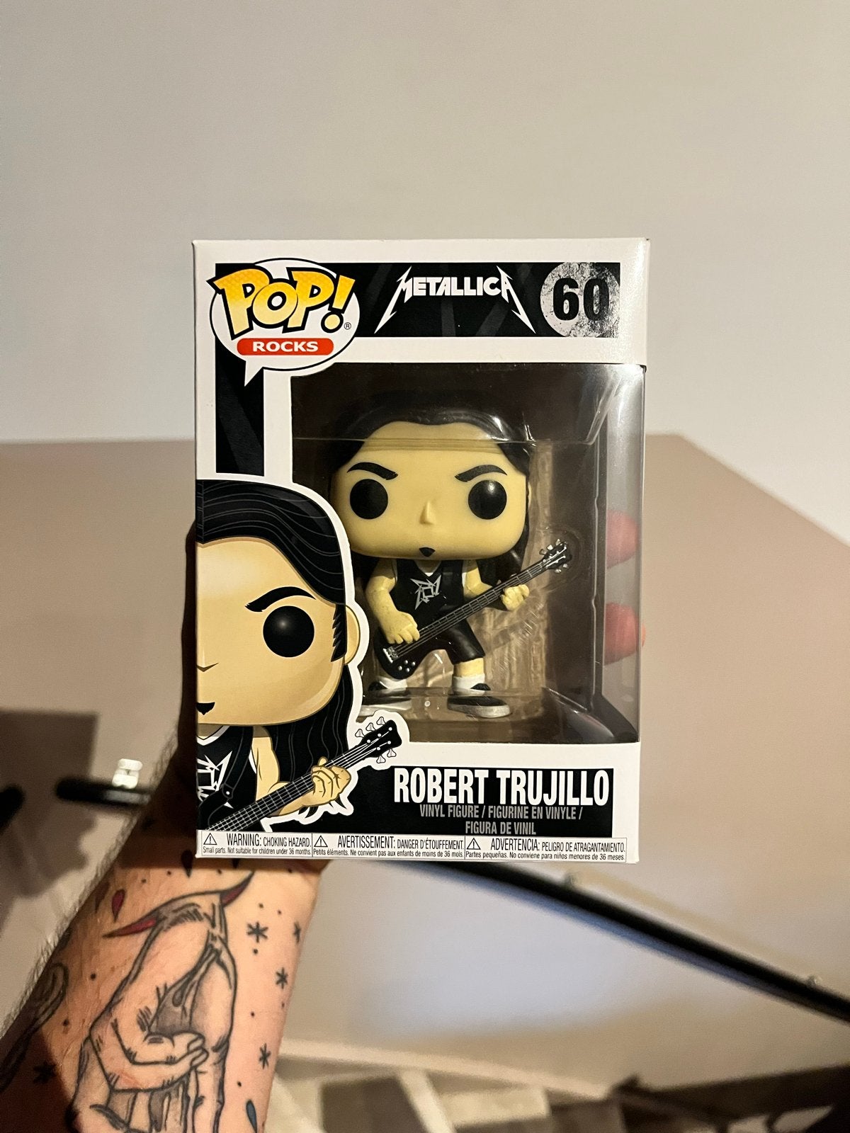 Funko Pop! Rocks: Metallica - Robert Trujillo #60, Verzamelen, Ophalen of Verzenden, Zo goed als nieuw