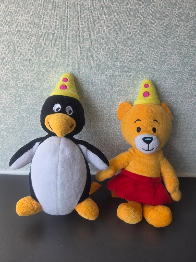 Nanadu en Gwido knuffel, Kinderen en Baby's, Speelgoed | Knuffels en Pluche, Pinguïn, Overige merken, Ophalen of Verzenden, Zo goed als nieuw