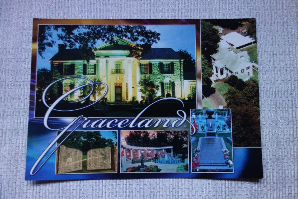 Briefkaart Elvis Presley Graceland, Verzamelen, Ophalen of Verzenden, Nieuw, Foto of Kaart