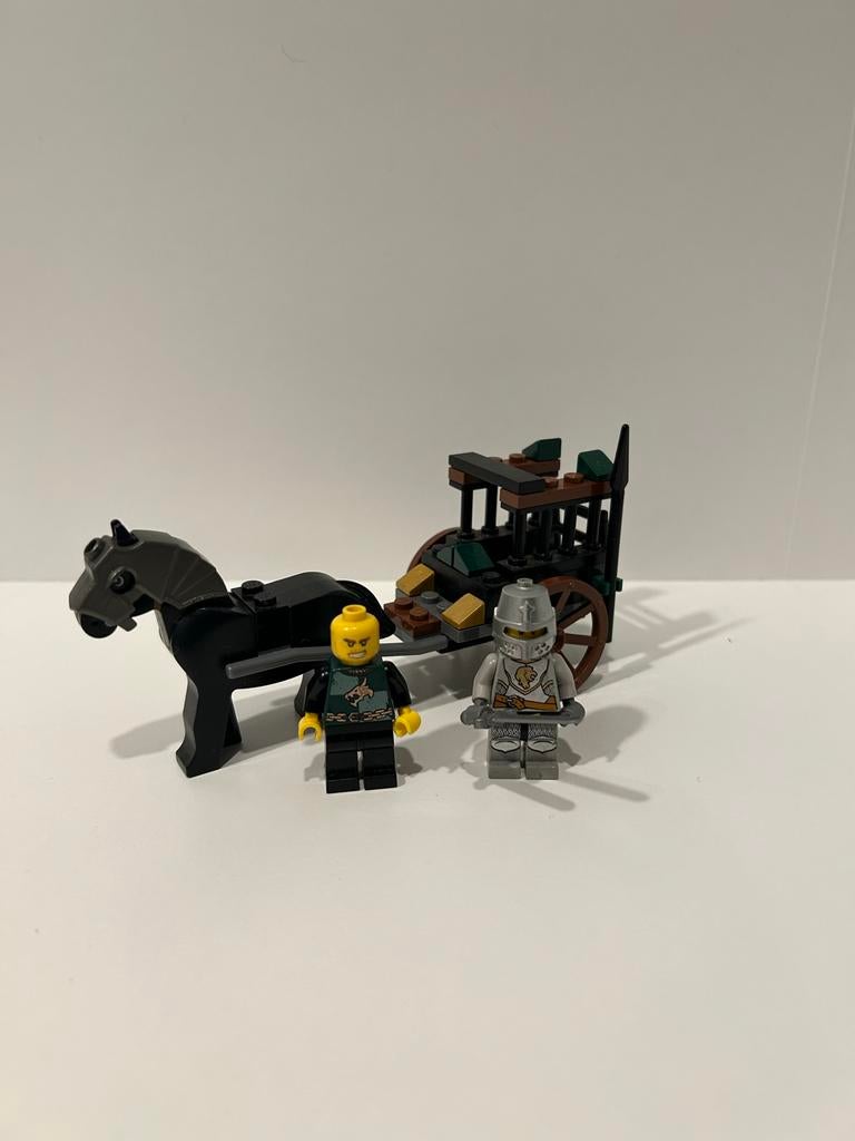 Lego Kingdoms 7949 Koets met paard - mist 1 poppetje, Kinderen en Baby's, Speelgoed | Duplo en Lego, Zo goed als nieuw, Lego, Complete set