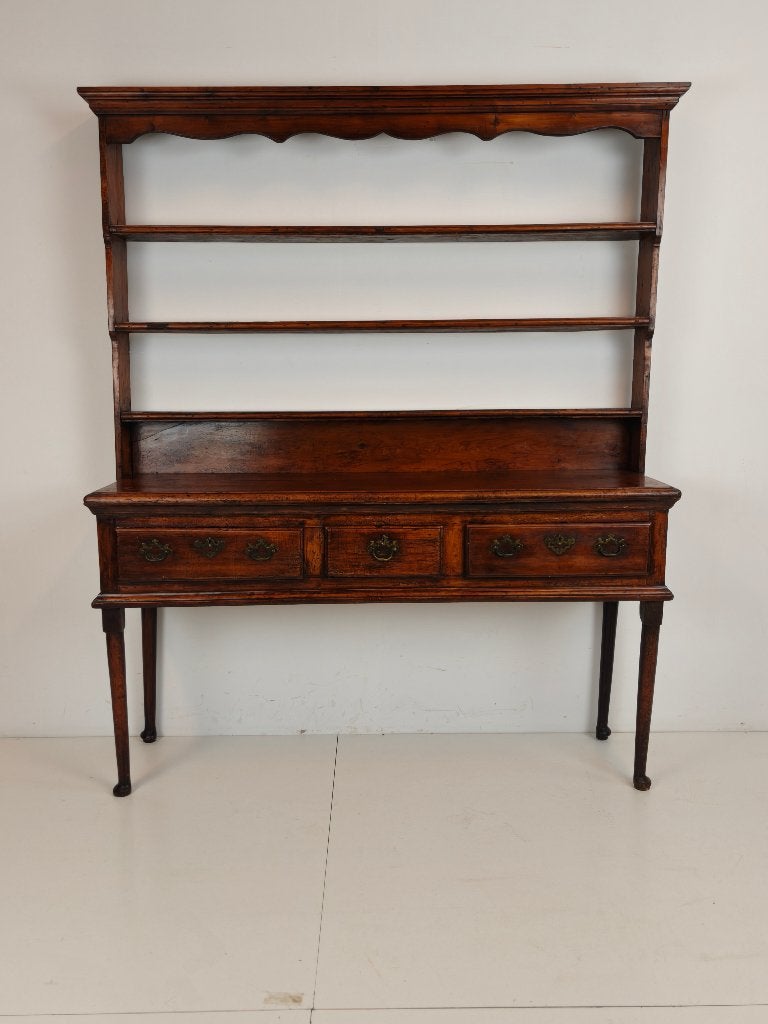 Laat-Georgische Welshe dressoir uit de 18e eeuw Massief eik, Antiek en Kunst, Ophalen of Verzenden