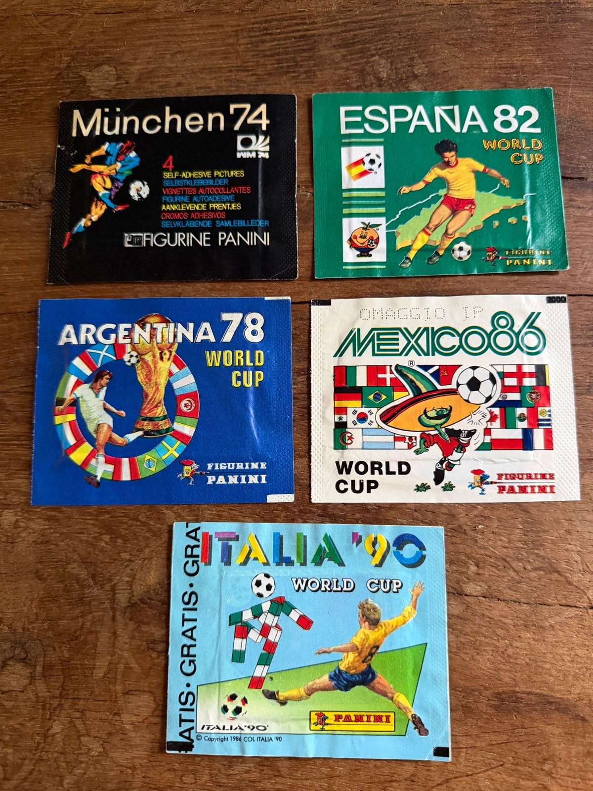 Panini WK Voetbal Stickers - Vintage Collectie, Ophalen of Verzenden, Nieuw, Overige sporten, Poster, Plaatje of Sticker