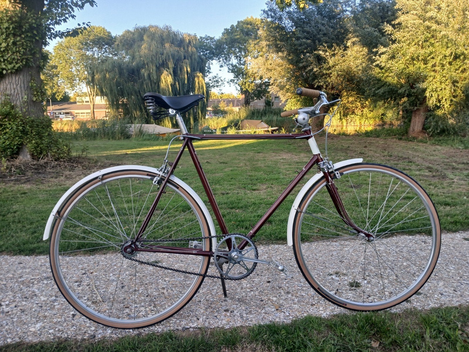Gazelle Super Licht singlespeed, Ophalen, Zo goed als nieuw, 57 tot 61 cm, Gazelle