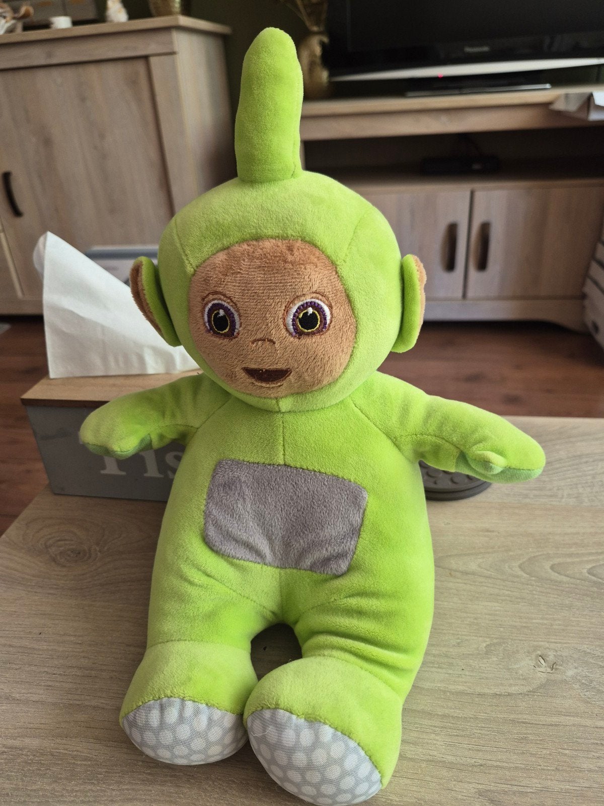 Teletubbie knuffel Dipsy., Ophalen of Verzenden, Zo goed als nieuw, Overige typen