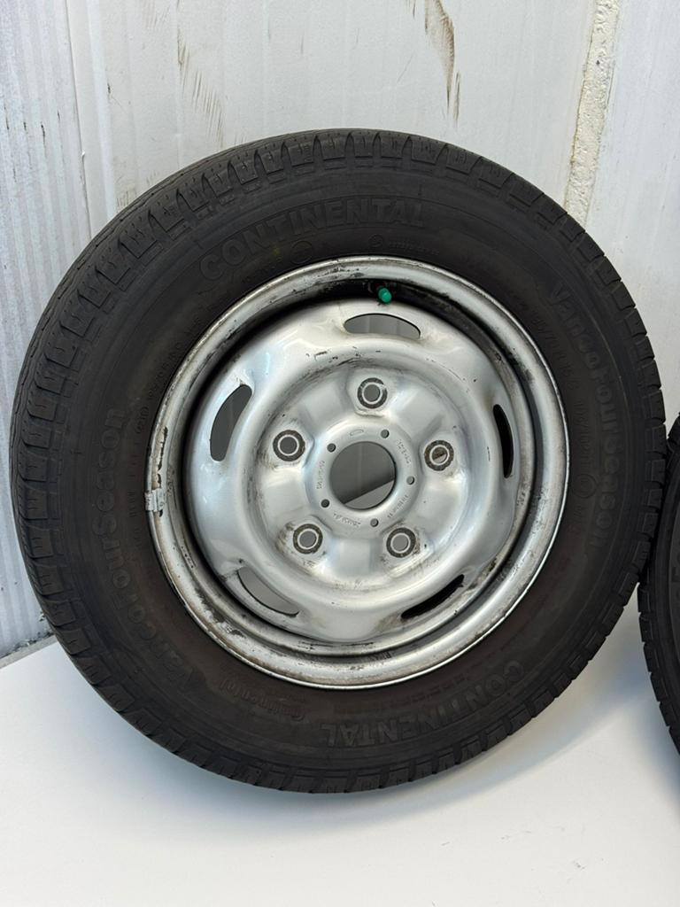 Org. 195/70R15C stalenvelgenset metAll-Seasons Ford Transit, 15 inch, Banden en Velgen, C Huygensstraat 14a, Ophalen of Verzenden