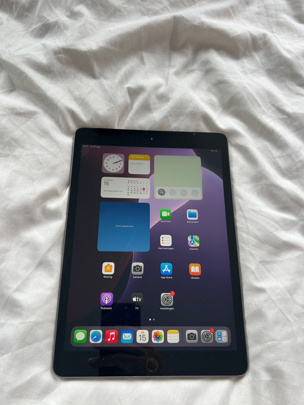 Ipad (8e generatie) 32GB, Computers en Software, Apple iPads, 10 inch, 32 GB, Zo goed als nieuw, Grijs
