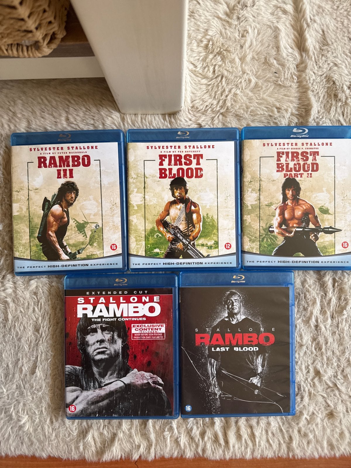 Rambo Complete Collectie Blu-ray (5 films), Engels, Vanaf 16 jaar, Nederlands, Breedbeeld