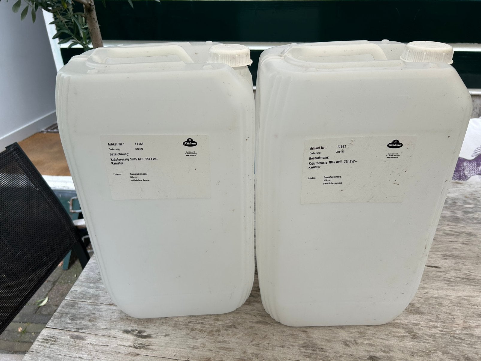 Water Jerrycan 2 x 25 liter, Ophalen, Zo goed als nieuw, Overige typen