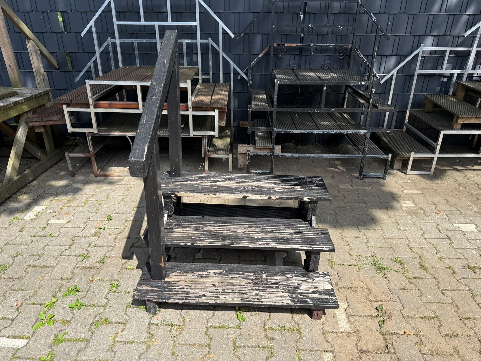 Houten trap, Ophalen, Gebruikt