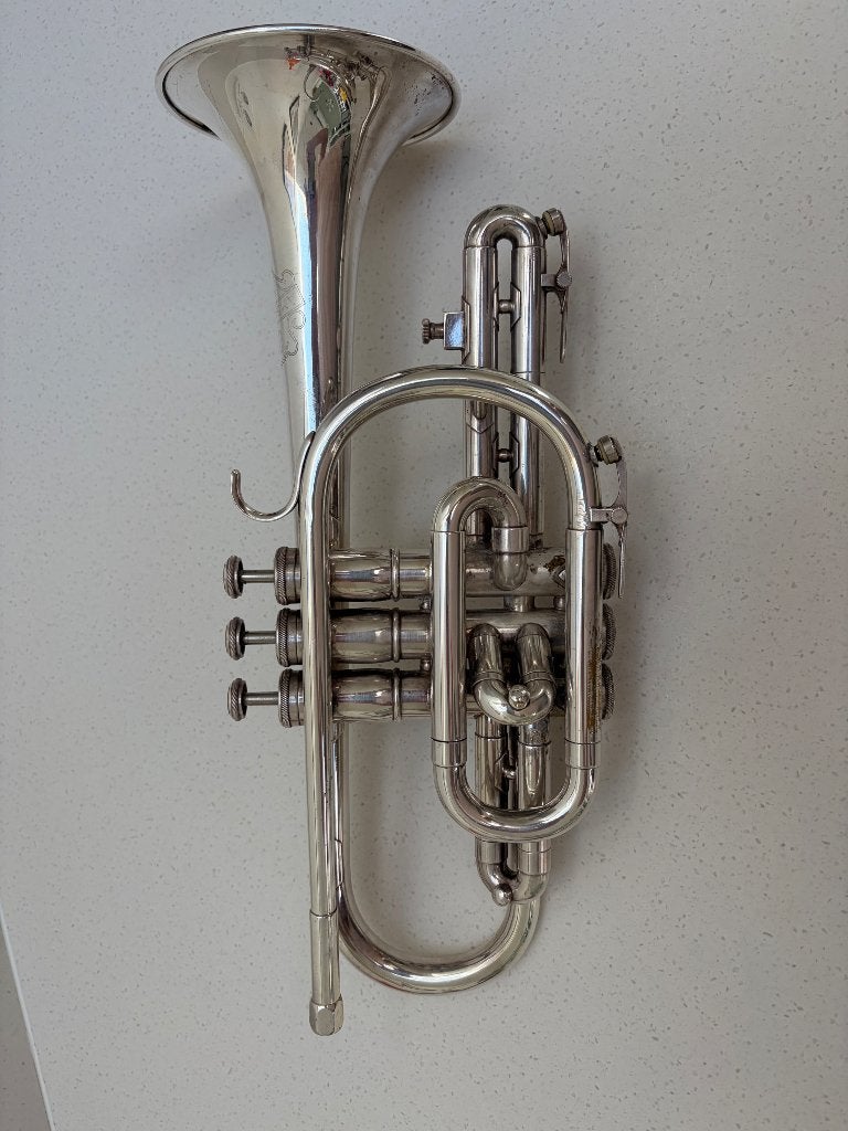 Olds Ambassador Cornet, Muziek en Instrumenten, Blaasinstrumenten | Trompetten, Ophalen, Gebruikt, Bes-trompet