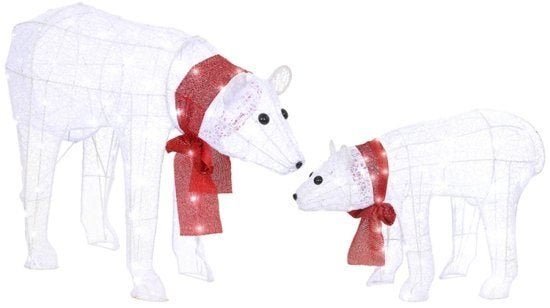 Kerstfiguur Polarbeer – IJsbeer Decoratie – Winterfiguur, Corvance B.V., Verzenden, Nieuw, Corvancebol@gmail.com