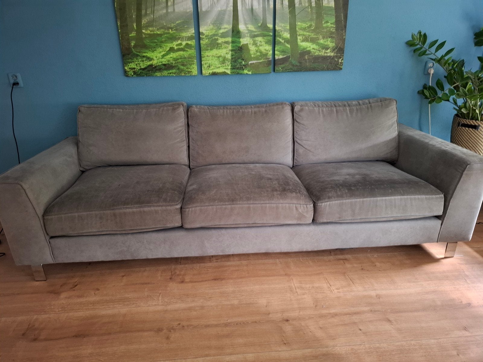 3,5 zits bank gratis, Ophalen, Gebruikt, Tweepersoons, 75 tot 100 cm