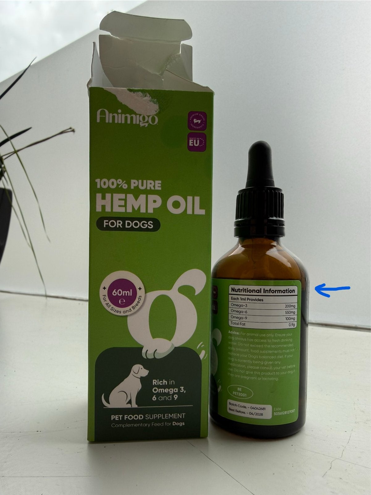 Hemp oil / olie / druppels voor honden, Dieren en Toebehoren, Ophalen of Verzenden, Hond
